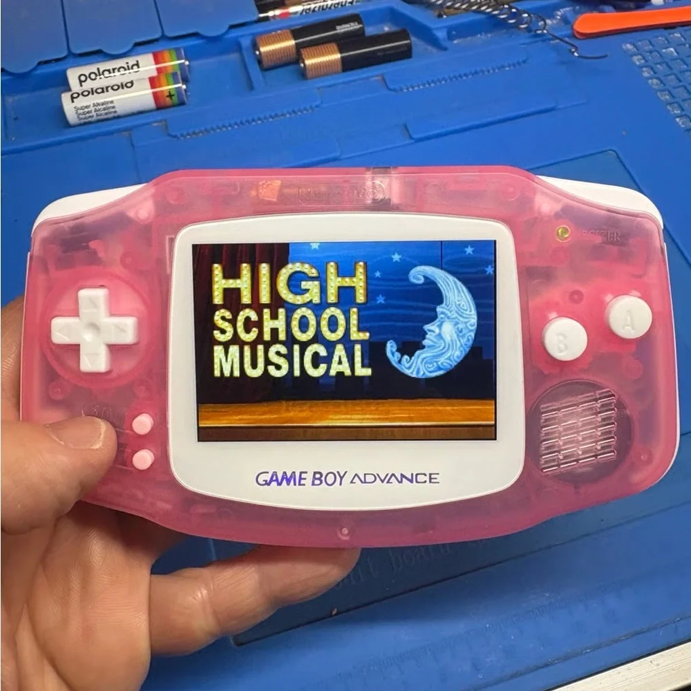 Advance Pink Handheld Console with Case